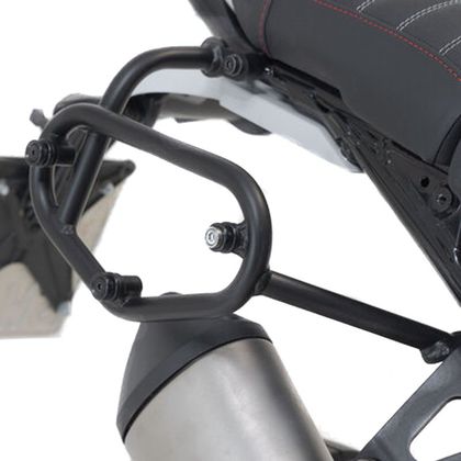 Sacoches cavalières SW-MOTECH SysBag WP S/M (12-16 litres/17-23 litres) complet avec support - Noir