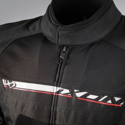 Blouson Moto Ixon T-REX - Noir / Blanc