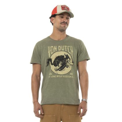 Von Dutch LONE Short-sleeved T-Shirt - Green Ref : VDH0354 