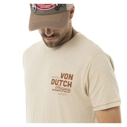 Von Dutch ARIZONA T-shirt met korte mouwen - Beige