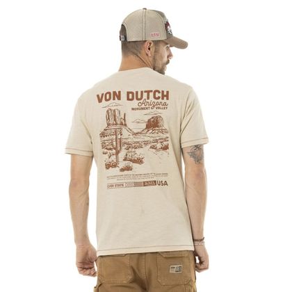 Von Dutch ARIZONA T-shirt met korte mouwen - Beige