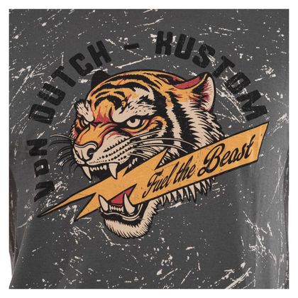 Von Dutch BEAST Short-sleeved T-Shirt - Grey / Black