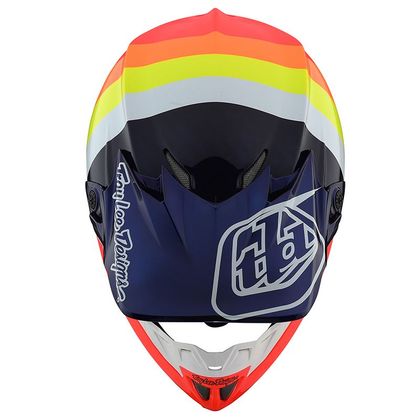 Casco de motocross TroyLee design SE4 CARBON - MIRAGE - BLUE RED 2019