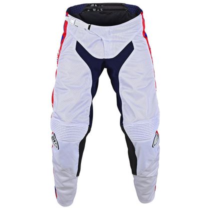 Pantalón de motocross TroyLee design GP AIR - PREMIX 86 - WHITE 2019