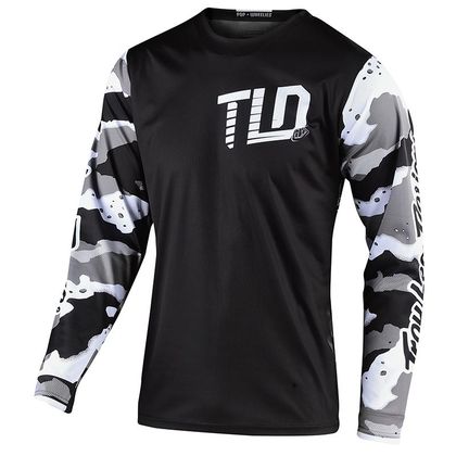 Camiseta de motocross TroyLee design GP CAMO WHITE BLACK 2020 Ref : TRL0595 
