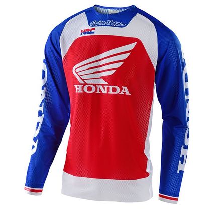 Camiseta de motocross TroyLee design SE PRO AIR - BOLDOR HONDA - BLUE RED 2020 Ref : TRL0498 