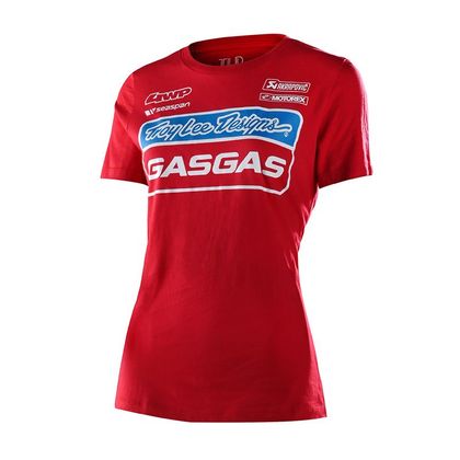 T-Shirt manches courtes TroyLee design GASGAS TEAM 2021 FEMME Ref : TRL0651 
