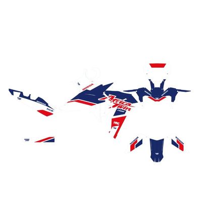 RiderUnik TAK WHITE Decoration kit - White