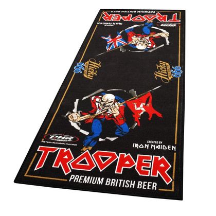 BIKETEK HICKMAN - TROOPER HICKMAN - 190x80cm Milieuvriendelijk tapijt - Zwart