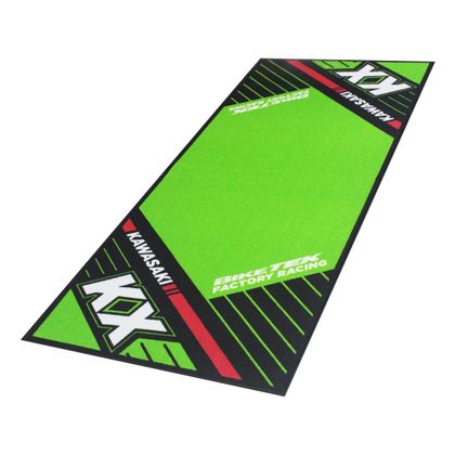 BIKETEK MOTORCYCLE SERIES 6 KAWASAKI KX 190x80cm Environmental carpet - Green / Black