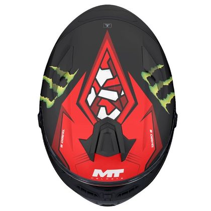 Casque intégral MT HELMETS TARGO S - PIQUERAS - Noir / Rouge
