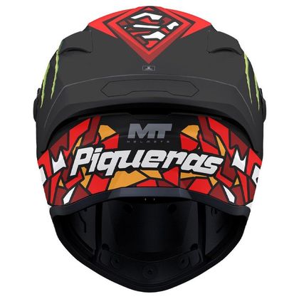 Casque intégral MT HELMETS TARGO S - PIQUERAS - Noir / Rouge