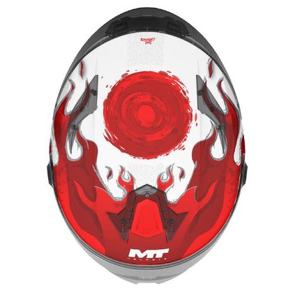 MT HELMETS TARGO S - YAMANAKA Integraalhelm - Wit / Rood