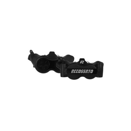 Etriers de frein Accossato radial monobloc forgé 100mm avec plaquettes frittées Universel - Noir Ref : ACC0097 / PZ007N-ST 
