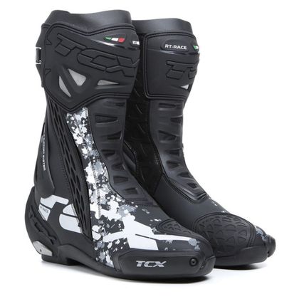 Bottes TCX Boots RT-RACE - Noir / Blanc Ref : OX0324-C42706 
