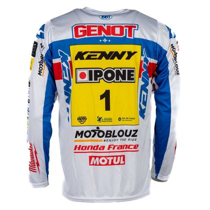 Kenny REPLICA HONDA MOTOBLOUZ SR CYRIL GENOT 2025 Cross jersey - Blue / White Ref : KE2487 / 251-3304050-02 