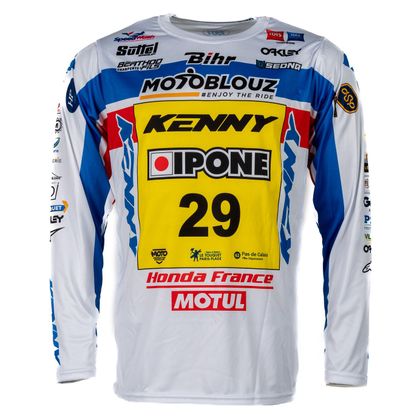 Kenny REPLICA HONDA MOTOBLOUZ SR JEREMY VAN HOREBEEK 2025 Cross-Trikot - Blau / Weiß