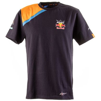 T-Shirt manches courtes Kini Red Bull TEAM - Bleu / Orange Ref : KRB0083 