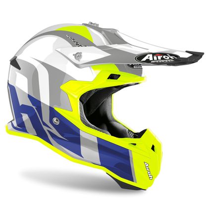 Casco de motocross Airoh TERMINATOR OPEN VISION - SHOT -BLUE GLOSS 2020