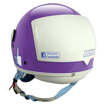 Casque jet Max THE SOCIAL NETWORK