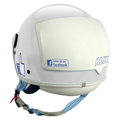Casque jet Max THE SOCIAL NETWORK Ref : MAX0005 