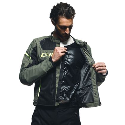 Blouson Dainese AIR FRAME 3 TEX - Vert / Noir