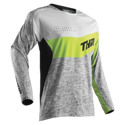Camiseta de motocross Thor FUSE HIGH TIDE GRAY LIME 2018 Ref : TO2040 