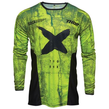 Camiseta de motocross Thor PULSE - HZRD - ACID BLACK 2022 Ref : TO2631 