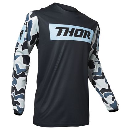 Camiseta de motocross Thor PULSE - FIRE - OFFROAD - MIDNIGHT POWDER BLUE 2020 Ref : TO2475 