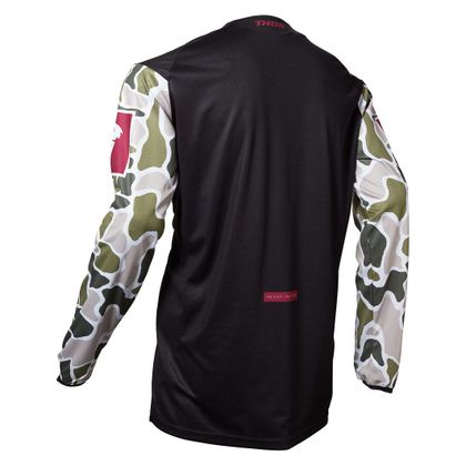 Maillot cross Thor PULSE - FIRE - OFFROAD - BLACK MAROON 2020