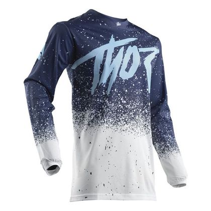 Camiseta de motocross Thor PULSE AIR HYPE WHITE NAVY 2018 Ref : TO2050 