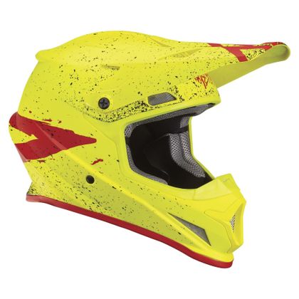 Casque cross Thor SECTOR HYPE ACID RED ENFANT Ref : TO2190 