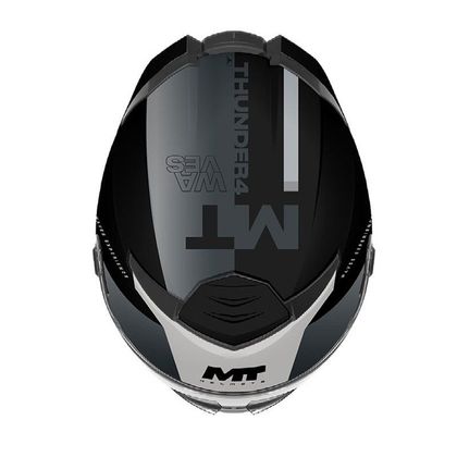 MT HELMETS THUNDER 4 SV - WAVES Fuldkasker - Sort. / Rød