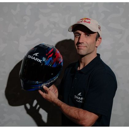 Shark SKWAL CUP REPLICA ZARCO GP DE FRANCE Integralhelm - Blau / Rot