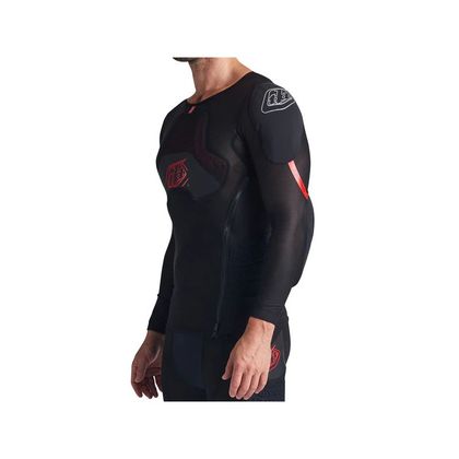 Gilet de protection TroyLee design STAGE GHOST D3O® LONG 2025 - Noir