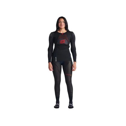 Gilet de protection TroyLee design STAGE GHOST D3O® LONG 2025 - Noir