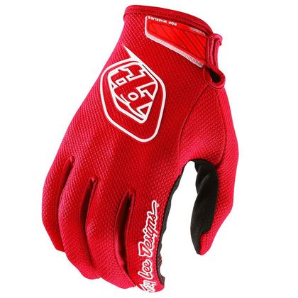 Guantes de motocross TroyLee design AIR YOUTH - SOLID - RED Ref : TRL0374 