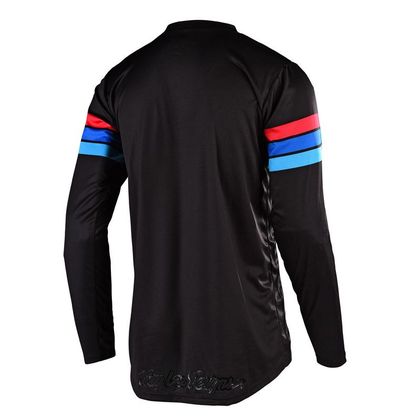Camiseta de motocross TroyLee design GP - CARLSBAD - WHITE BLACK 2020