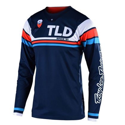 Camiseta de motocross TroyLee design SE - SECA - DARK NAVY ORANGE 2020 Ref : TRL0419 