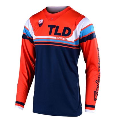 Camiseta de motocross TroyLee design SE - SECA - ORANGE DARK NAVY 2020 Ref : TRL0418 