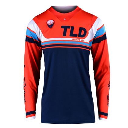 Camiseta de motocross TroyLee design SE - SECA - ORANGE DARK NAVY 2020