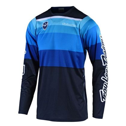 Camiseta de motocross TroyLee design SE - SPECTRUM - BLUE NAVY 2020 Ref : TRL0421 