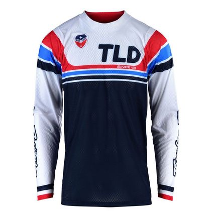 Camiseta de motocross TroyLee design SE AIR - SECA - WHITE DARK NAVY 2020