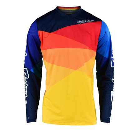Camiseta de motocross TroyLee design GP YOUTH - JET - YELLOW ORANGE