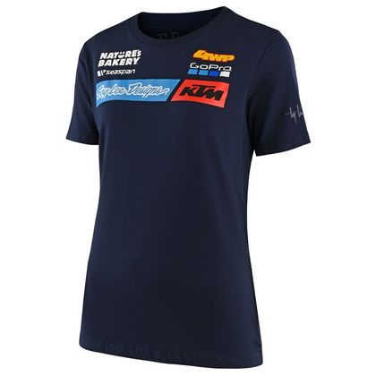 Camiseta de manga corta TroyLee design KTM TEAM 2020 MUJER Ref : TRL0612 