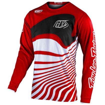 Camiseta de motocross TroyLee design GP - DRIFT - RED BLACK 2020 Ref : TRL0532 