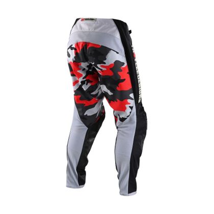 Pantalón de motocross TroyLee design GP FORMULA CAMO BLACK/ROCKET RED 2022