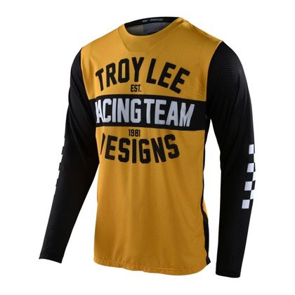 Camiseta de motocross TroyLee design GP AIR TEAM 81 YELLOW/BLACK 2022 Ref : TRL0716 