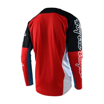 Camiseta de motocross TroyLee design SE PRO QUATTRO NAVY/RED 2022