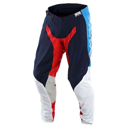 Pantalón de motocross TroyLee design SE PRO QUATTRO NAVY/RED 2022 Ref : TRL0707 